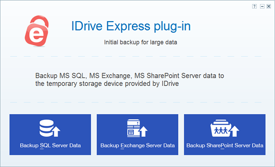 IDrive Express Plugin