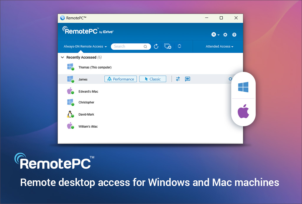remote access windows from mac